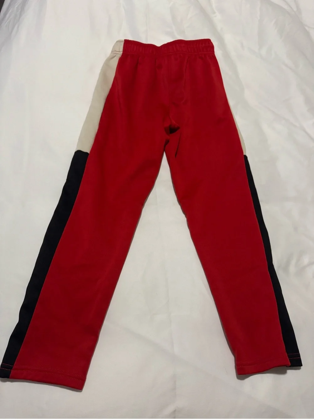 The Children's Place Sport Boys Colorblock Track Pants - Size M 7/8 Red
